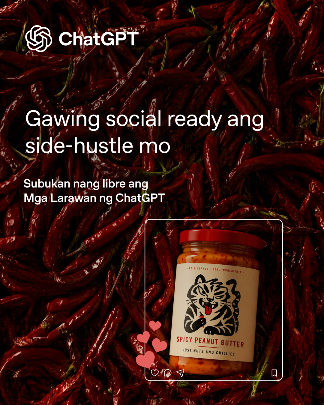 ChatGPT Facebook ad