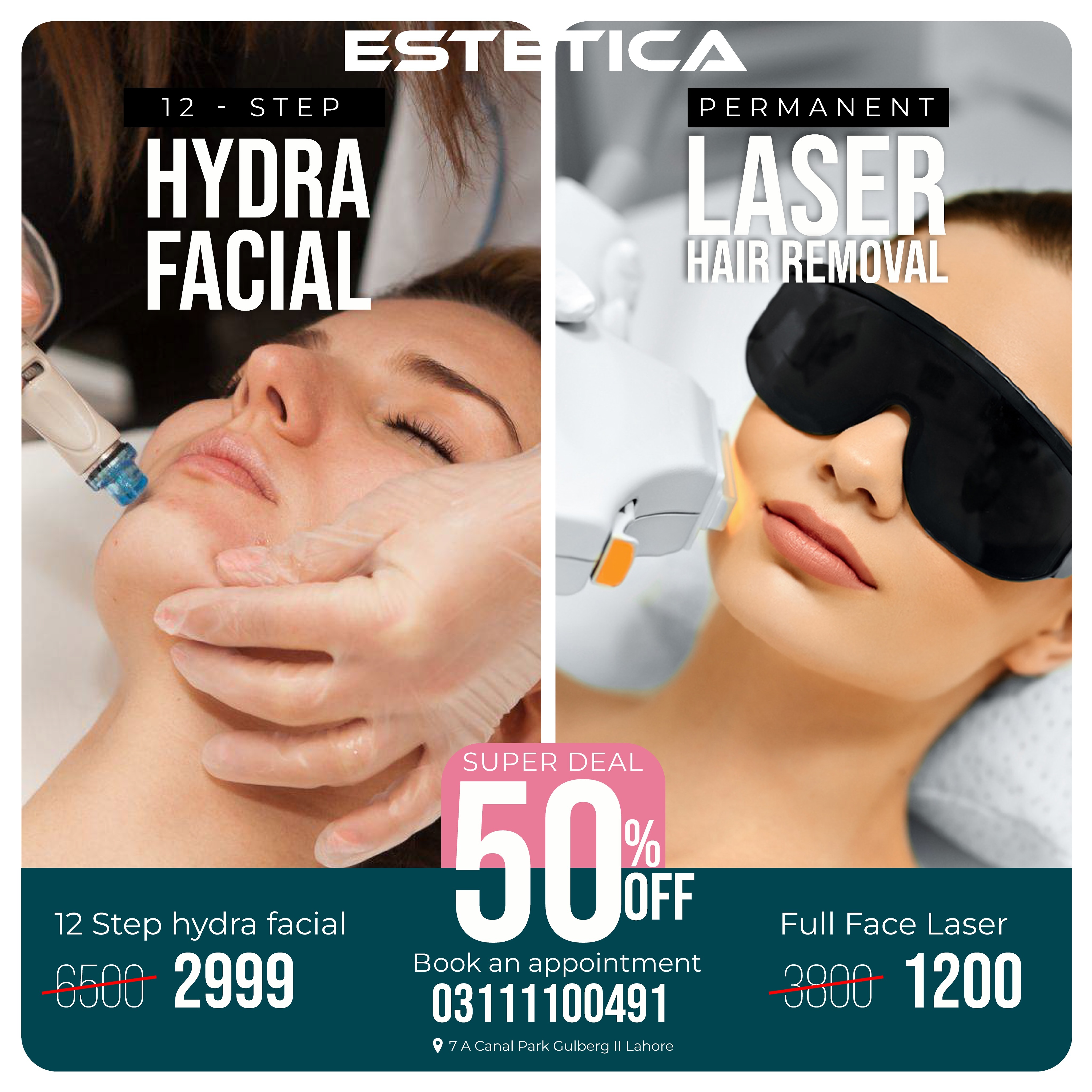 Estetica Pakistan Faisal Town  Facebook ad