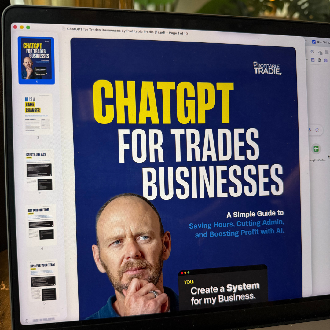 The Profitable Tradie Program Facebook ad