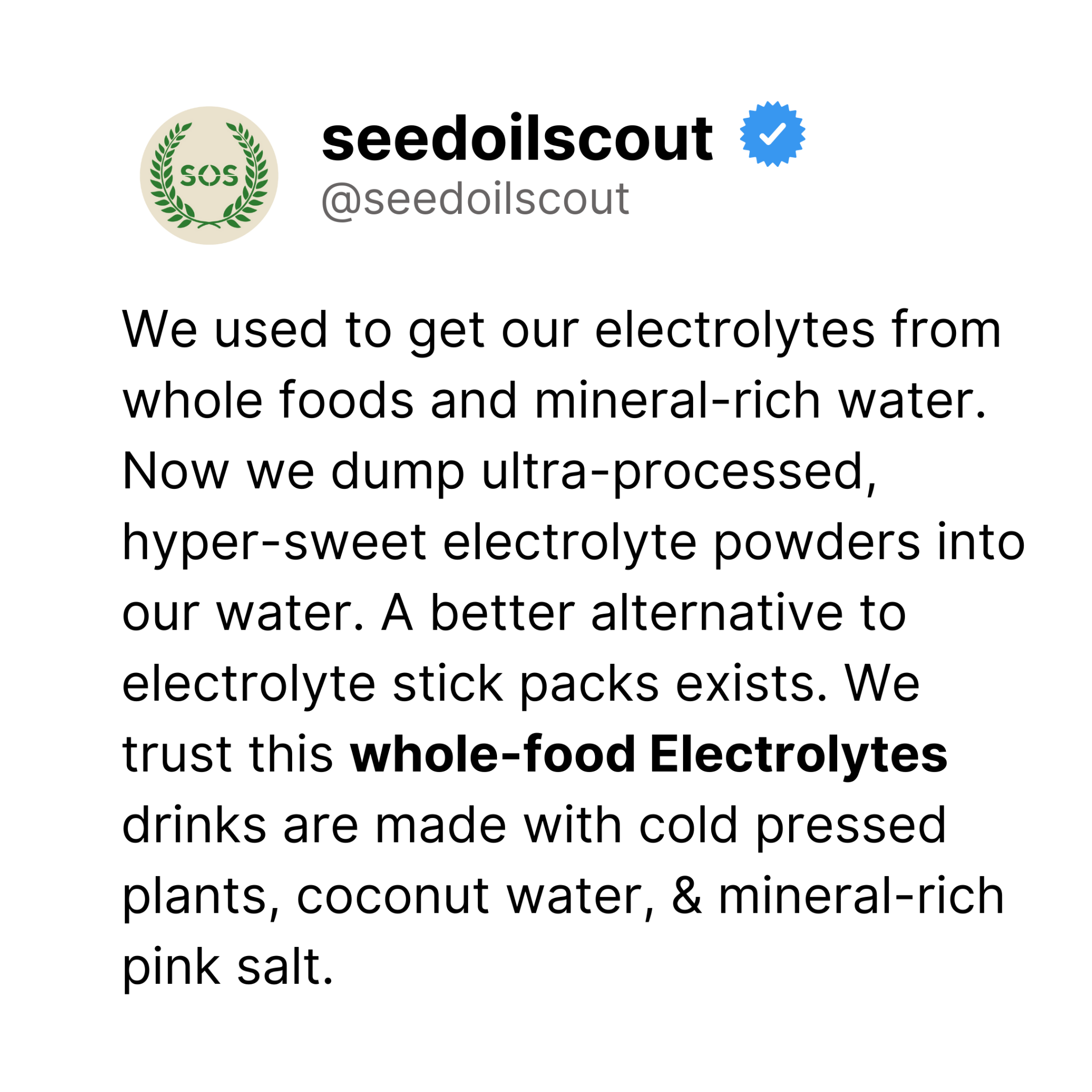 Seed Oil Scout Facebook ad