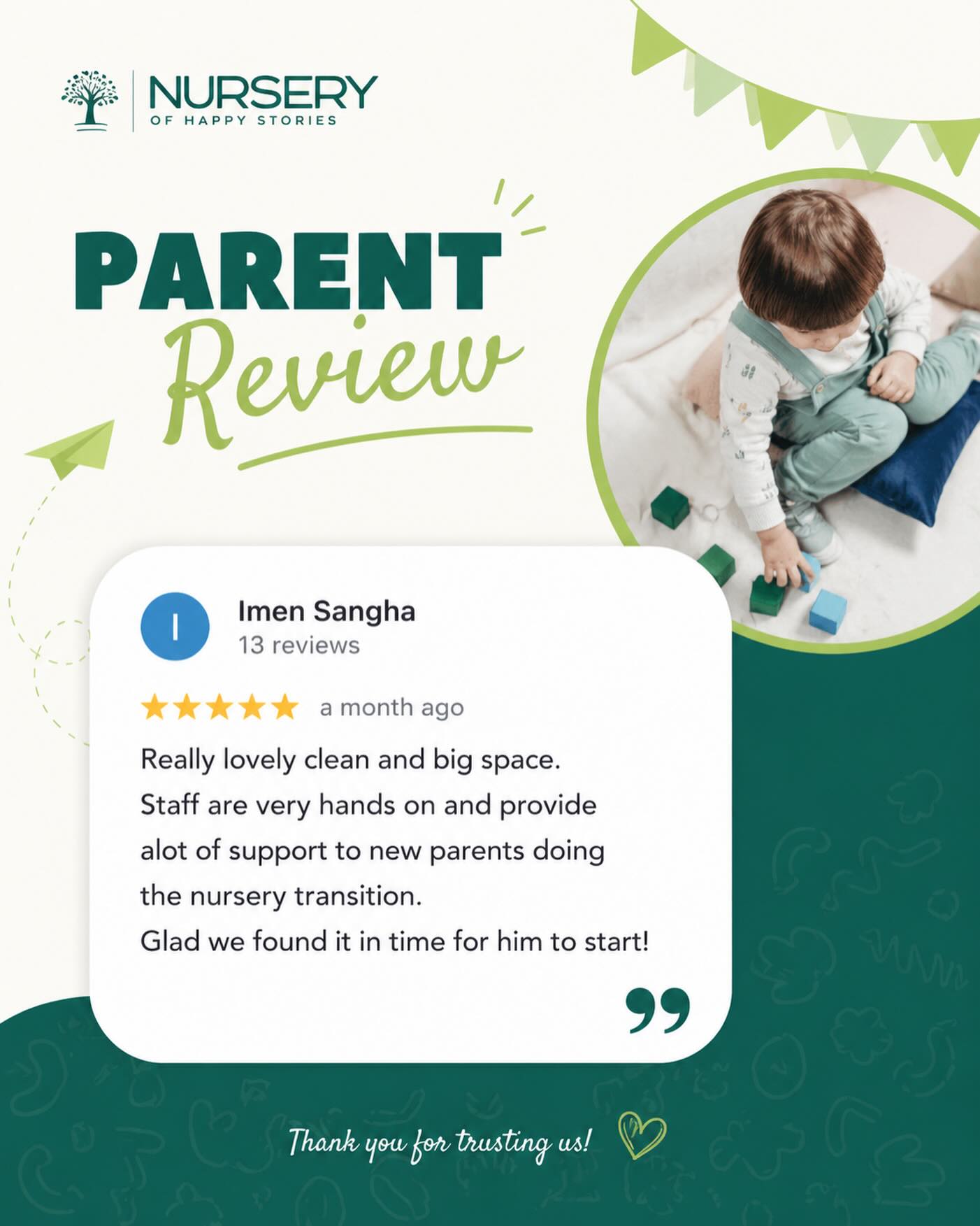 Nursery of Happy Stories Facebook ad