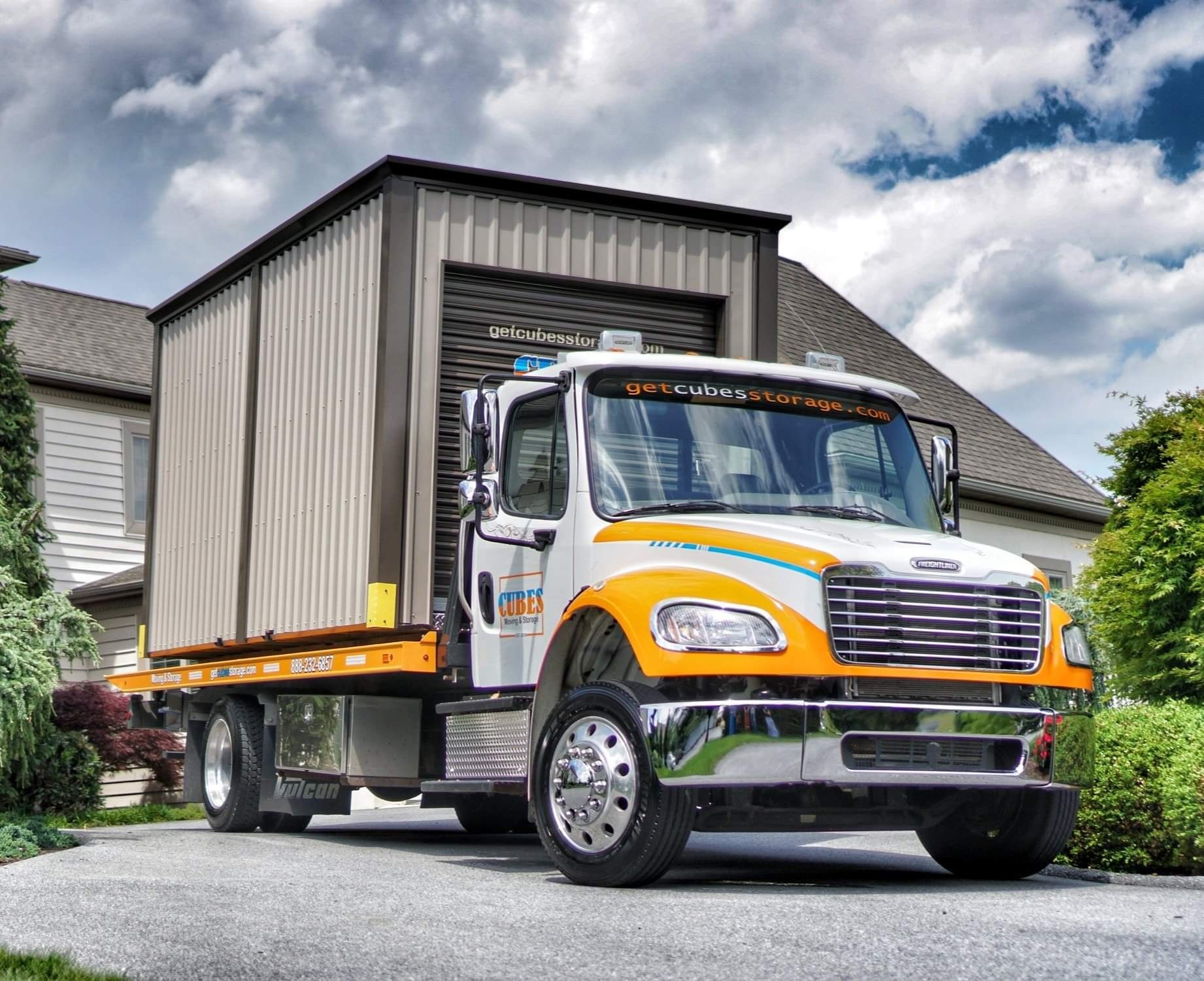Cubes Moving & Storage Facebook ad: Units Starting At $99 /mo.