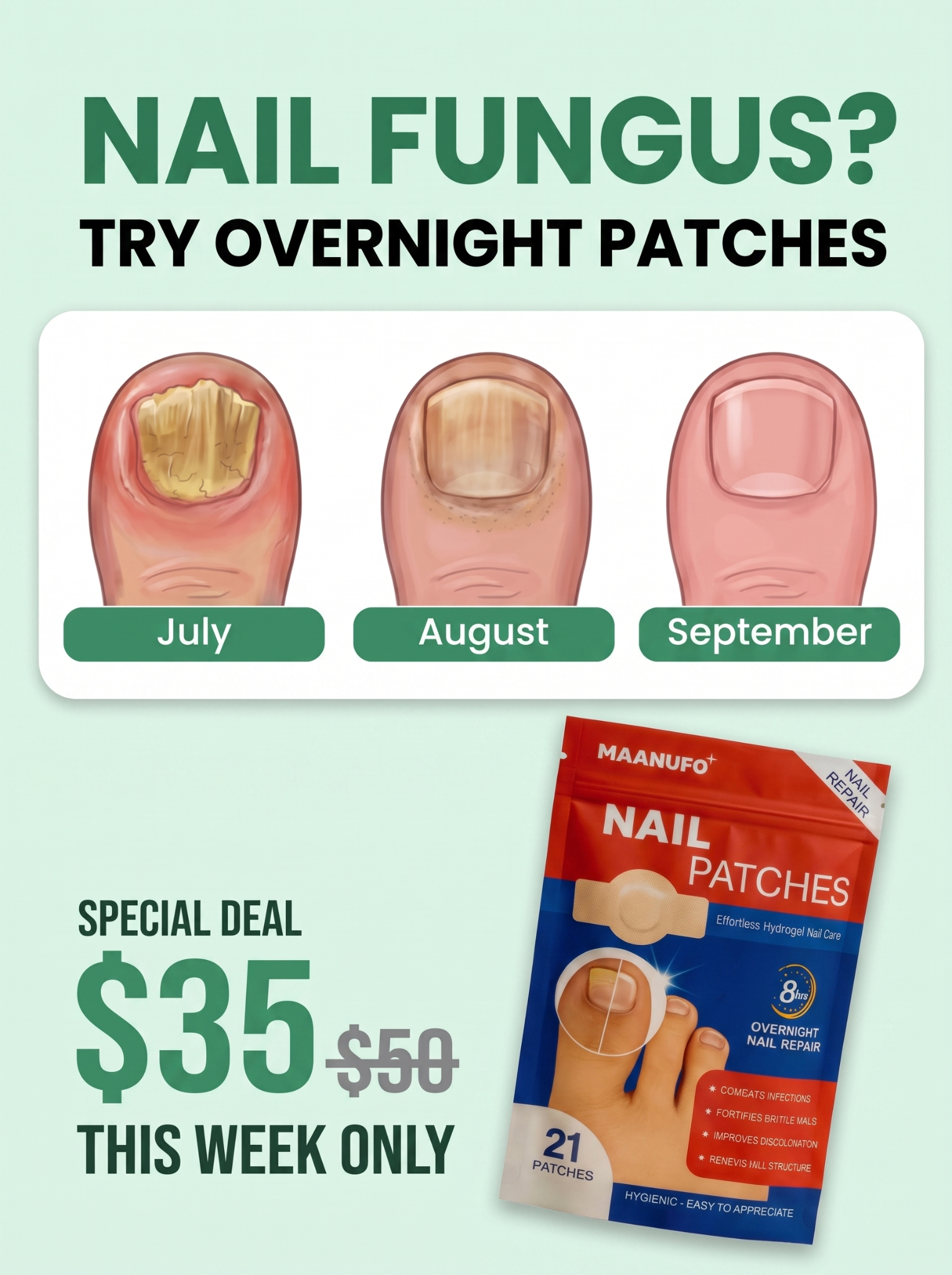 Morgan's Foot Care Diary Facebook ad