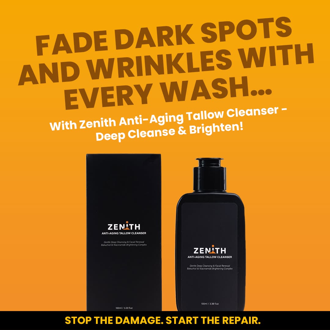 Zenith PH - Anti-Aging Tallow Cleanser Facebook ad: The Miracle Cleanser For Men