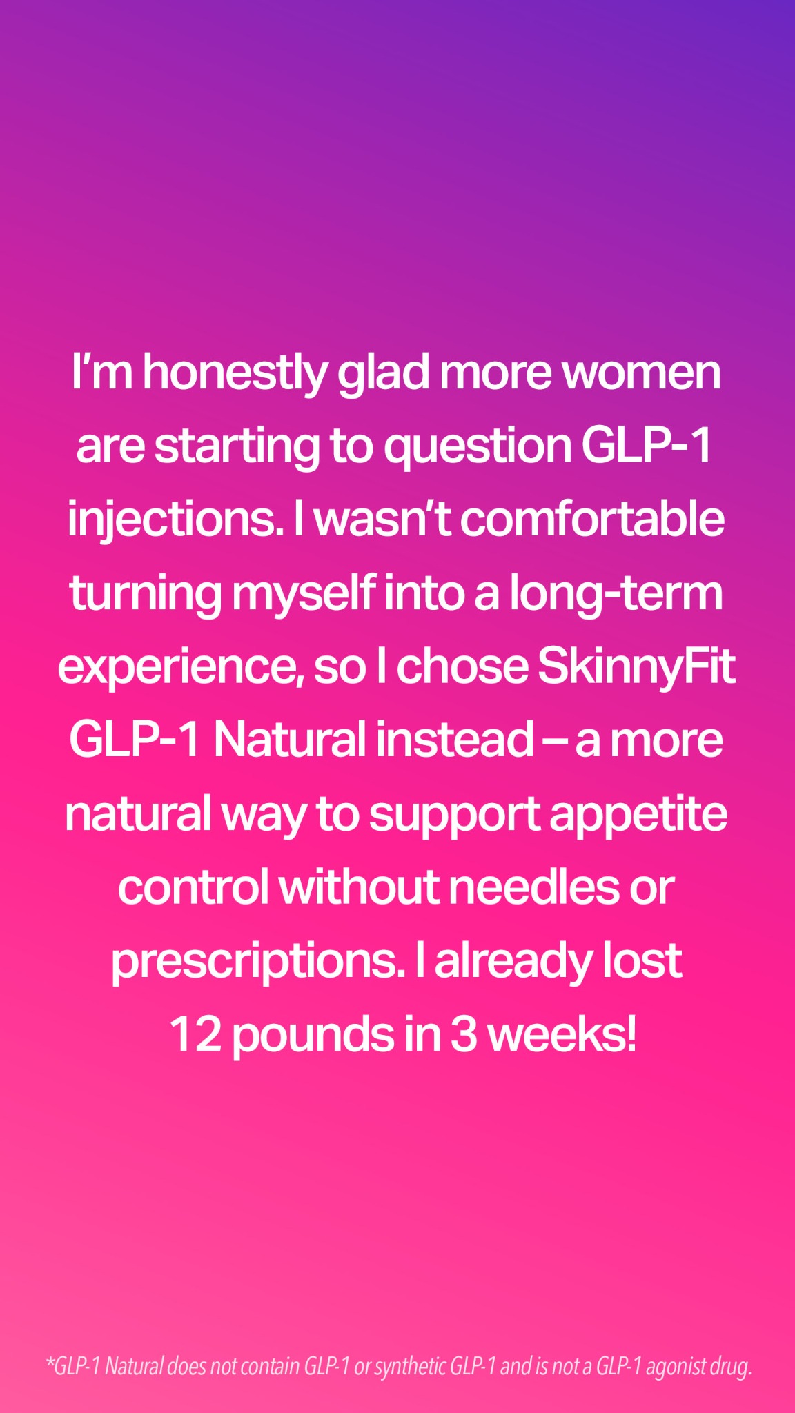 SkinnyFit Facebook ad