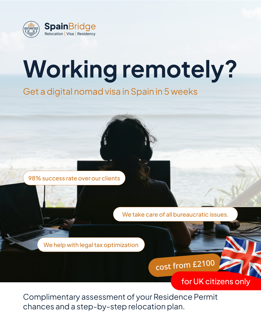 SpainBridge Relocation Facebook ad