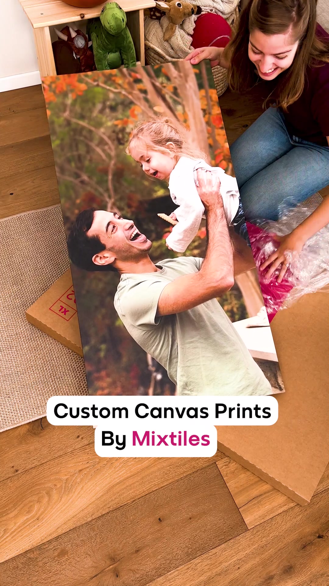 Mixtiles Decor Ideas Facebook ad: Order Now for FREE Shipping!