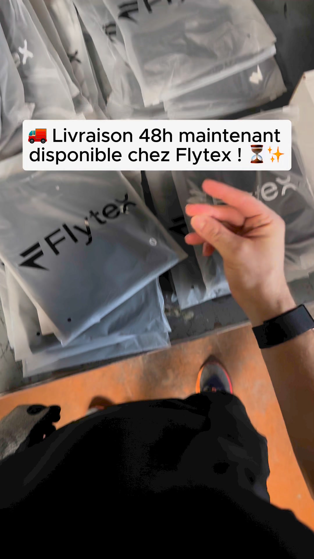 Flytex Facebook ad: Soulage et protège les genoux
