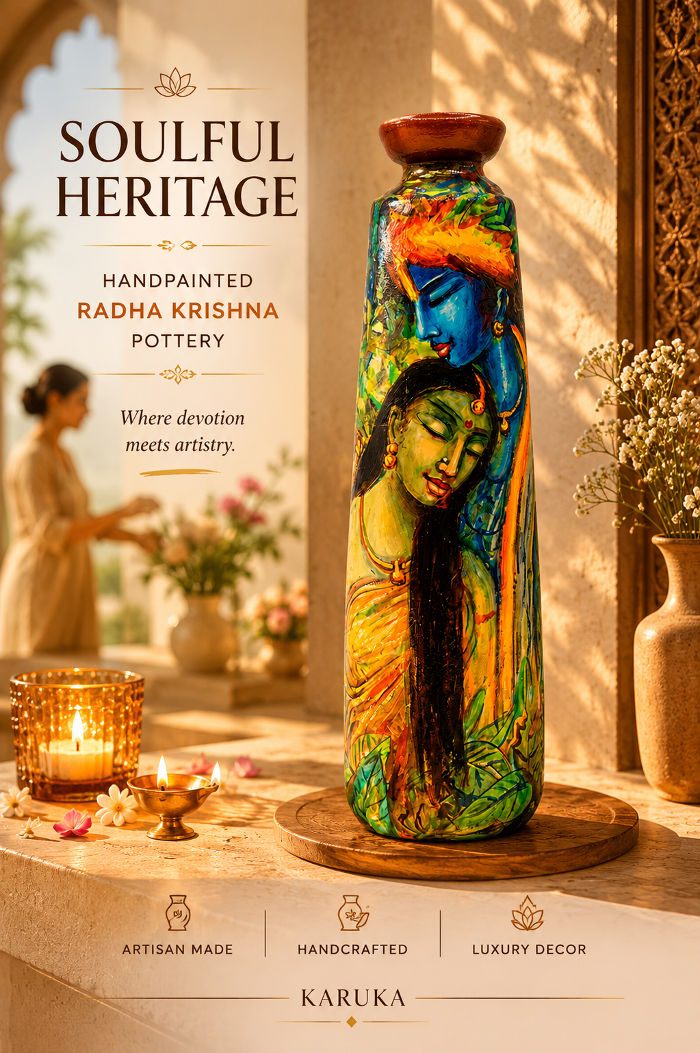 Karuka by Ashray Foundation Facebook ad: Divine Art for Beautiful Homes