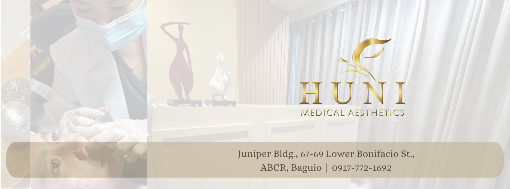 Huni Medical Aesthetics Facebook ad: Harmonizing Beauty and Confidence.