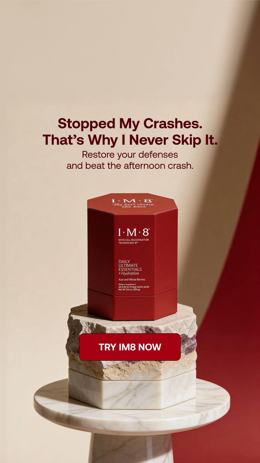 IM8 Facebook ad