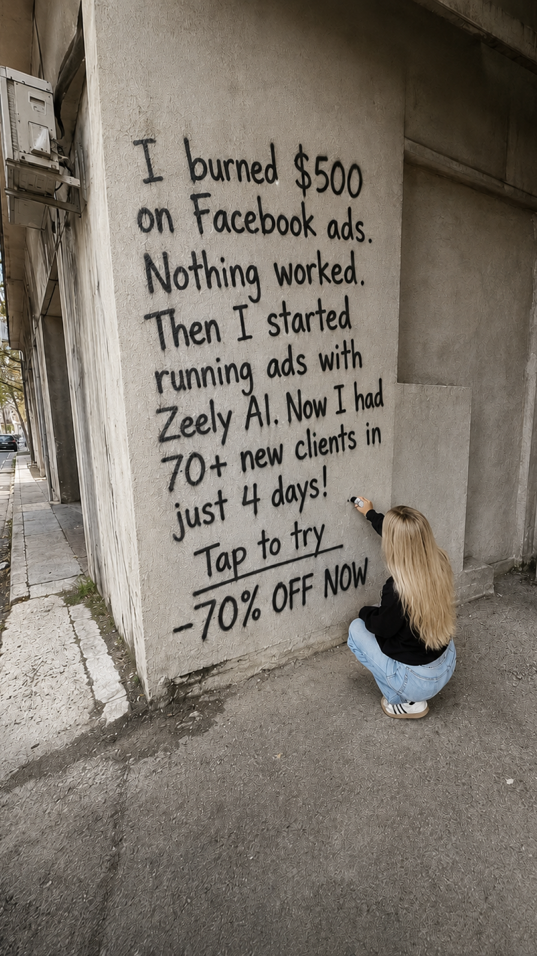 Zeely Facebook ad