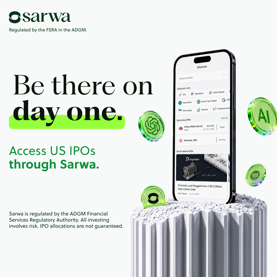 Sarwa ثروة Facebook ad