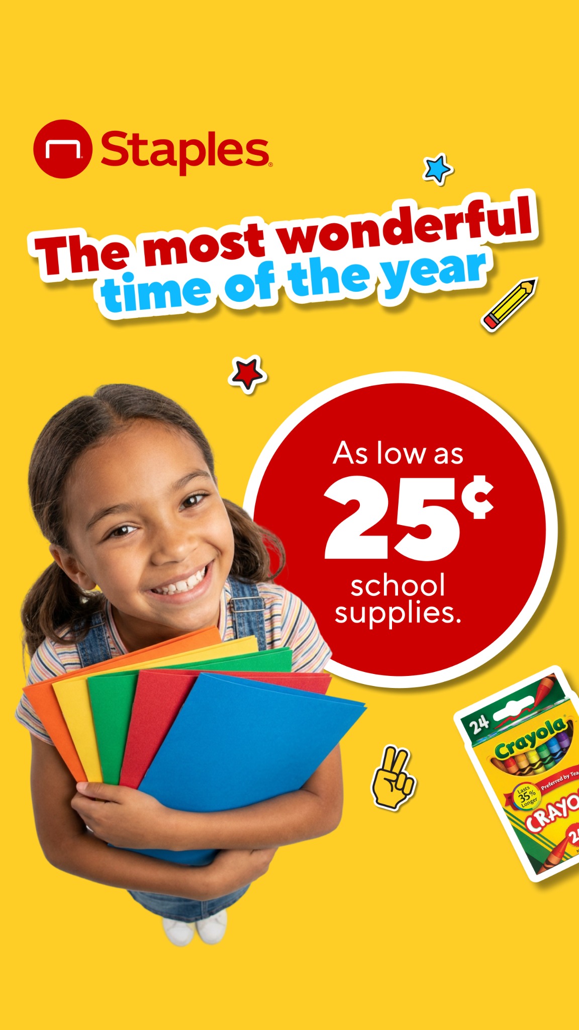 Staples Facebook ad
