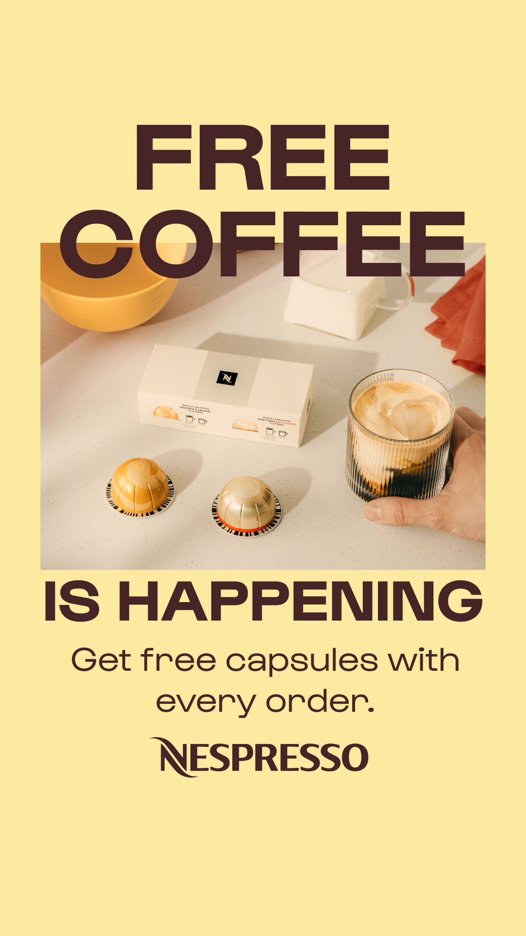 Nespresso Facebook ad