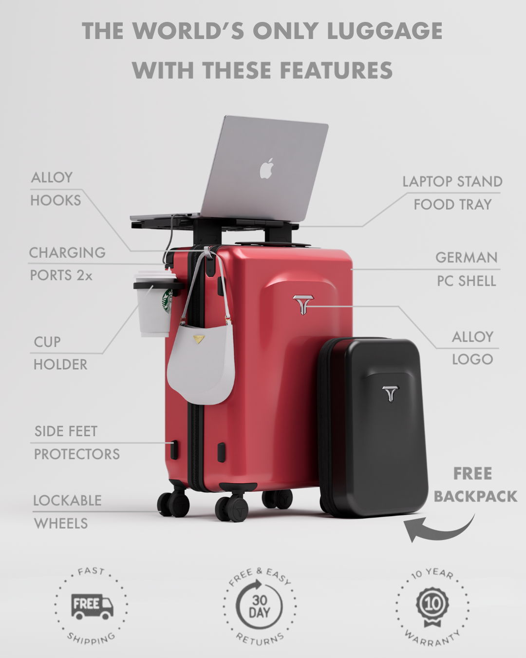 Tramora India Facebook ad: 50% OFF + FREE Backpack