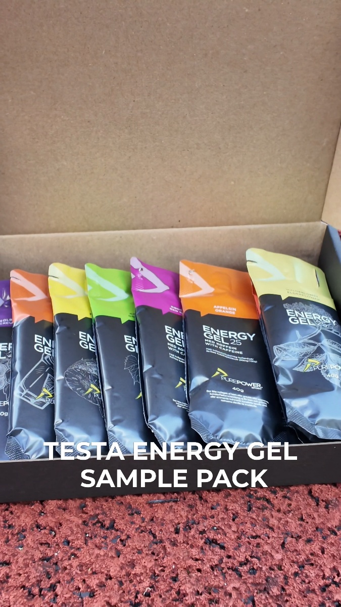 Purepowersport.se - Sports Nutrition Facebook ad: Testa på träning. Bestäm inför loppet