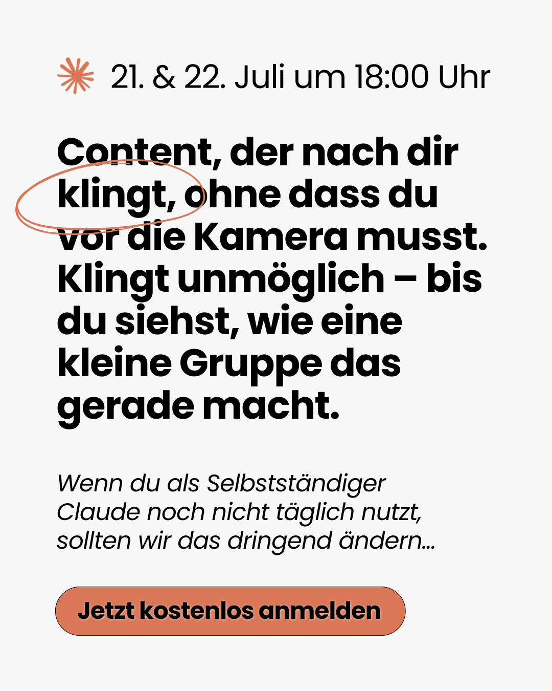 Maximilian Saal Facebook ad