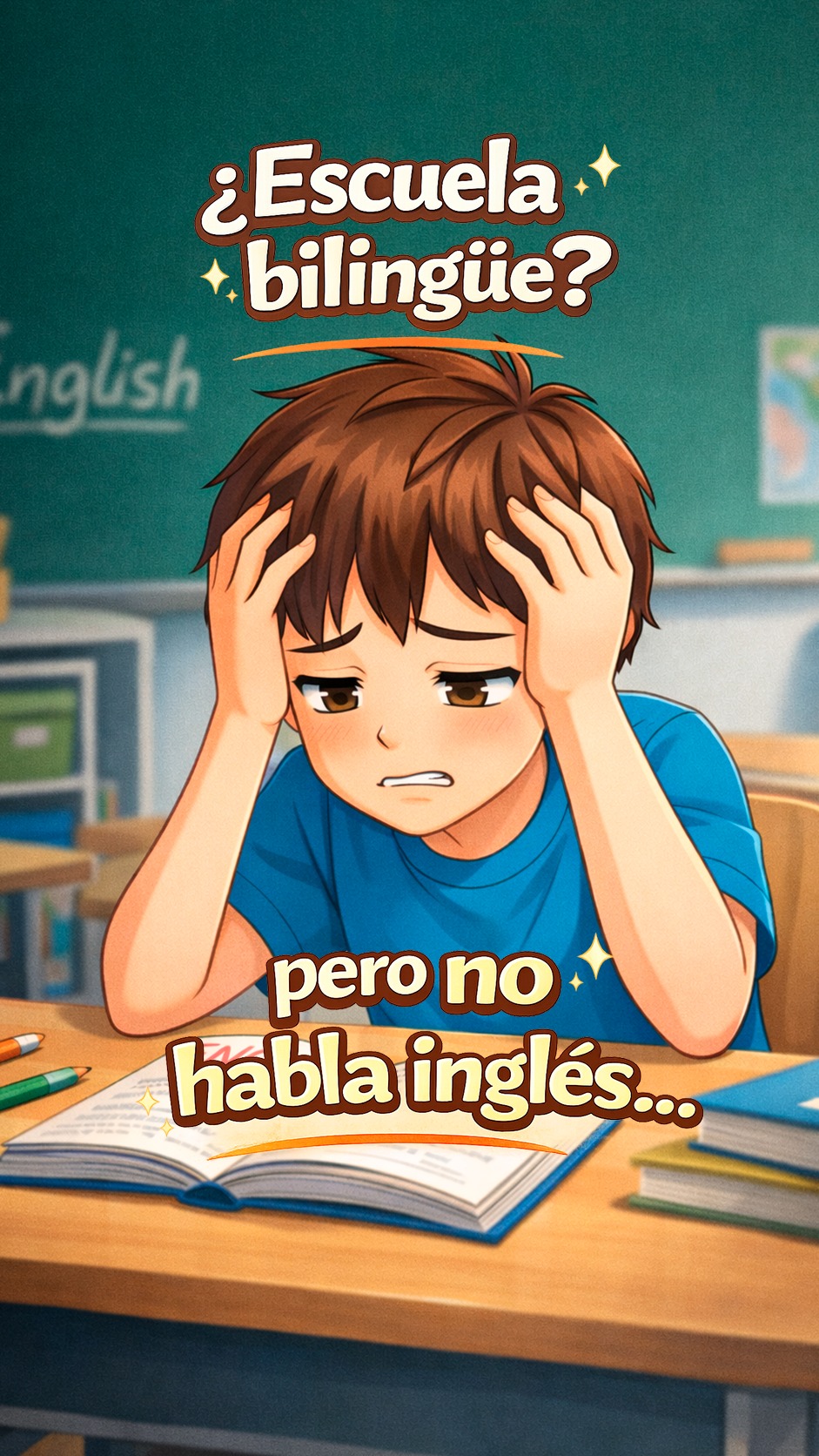 Tritono English Lessons Facebook ad: Chatea con nosotros