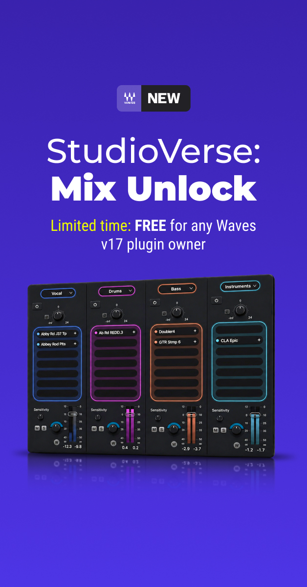 Waves Audio Facebook ad