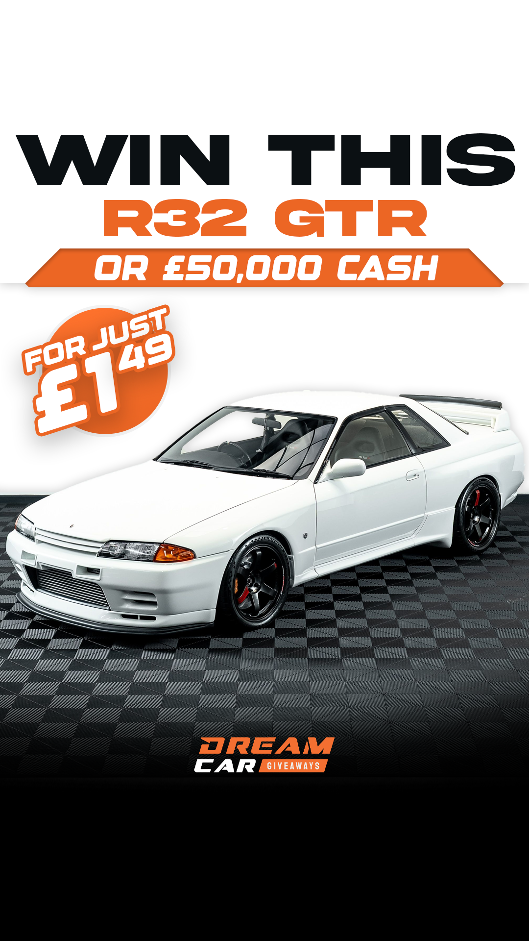 Dream Car Giveaways Facebook ad