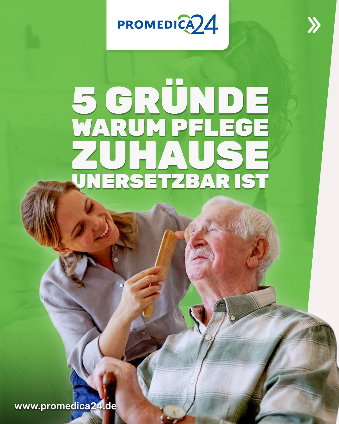 Promedica24 GmbH Facebook ad: Du gibst jeden Tag Dein Bestes, und trotzdem…