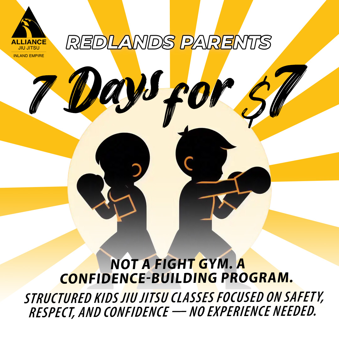Alliance Jiu Jitsu Inland Empire Facebook ad: A Safe, Structured Program for Kids Ages 3-14