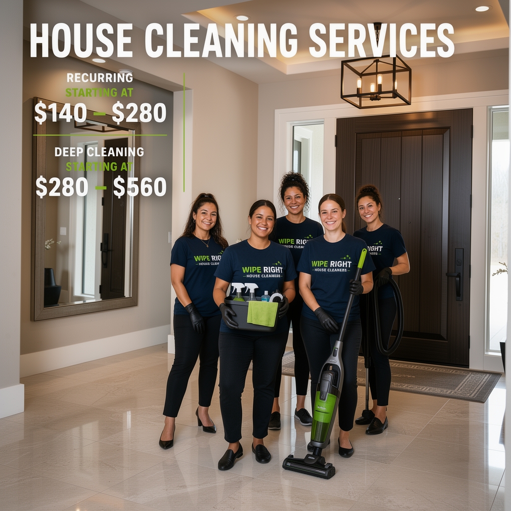 Wipe Right Cleaning Facebook ad