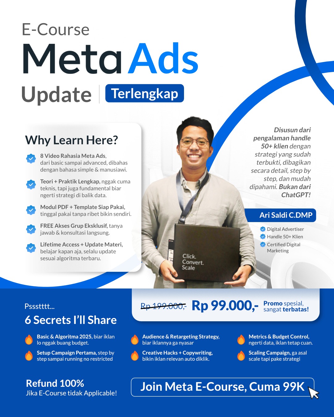 Eduka Market Facebook ad: Order Produk Digital Meta Ads