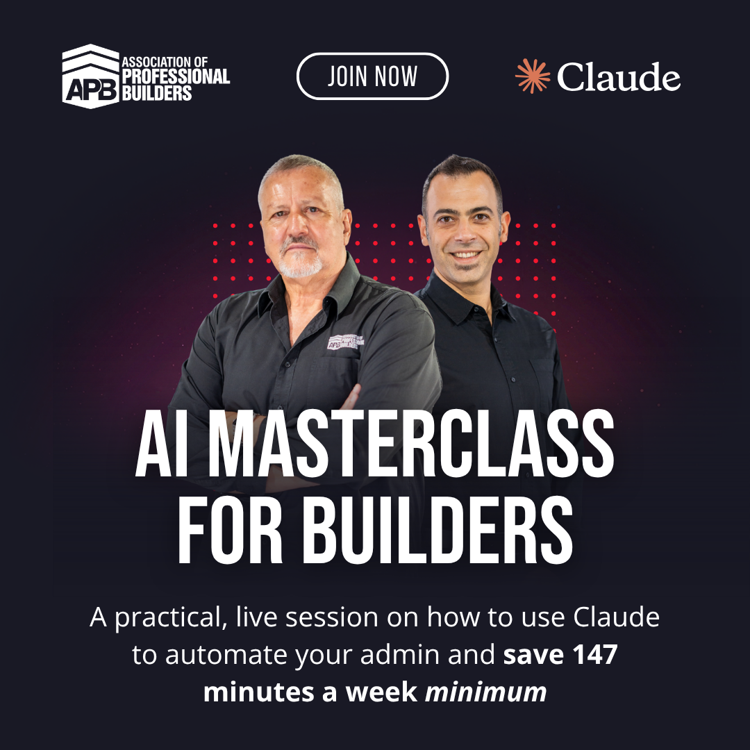 Association of Professional Builders (APB) Facebook ad
