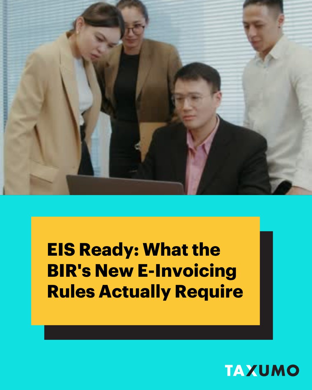 Taxumo Facebook ad: What the BIR's New E-Invoicing Rules Actually Require