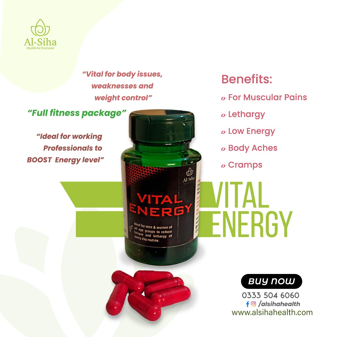 Al-Siha Facebook ad: Recharge Your Vitality with Vital Energy!