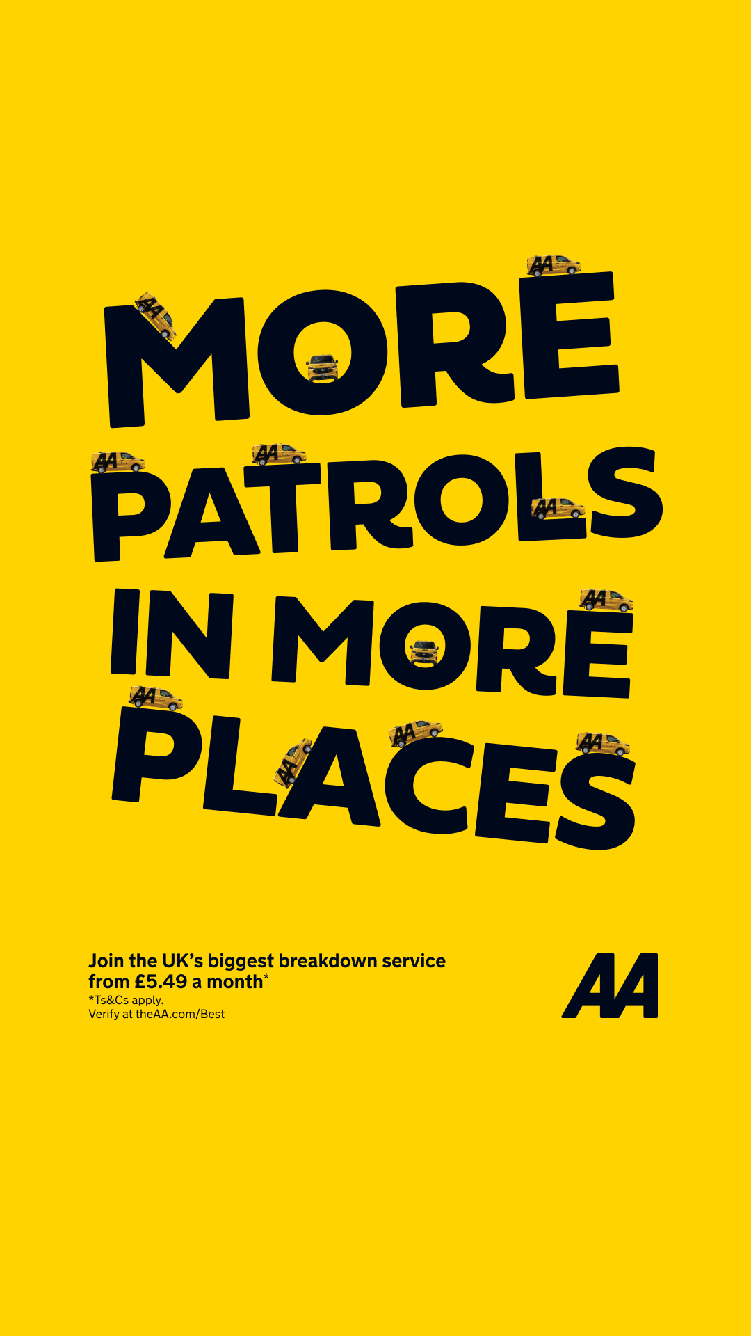 The AA UK Facebook ad