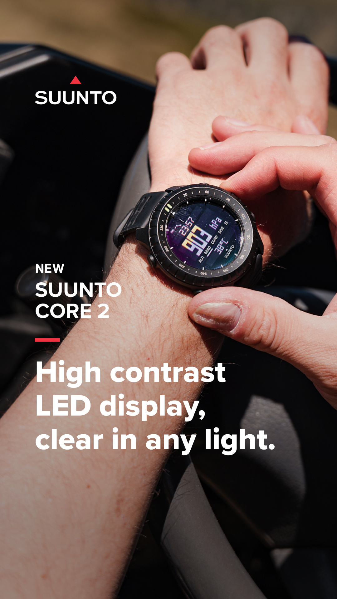 Suunto Facebook ad: New Suunto Core 2 Watch