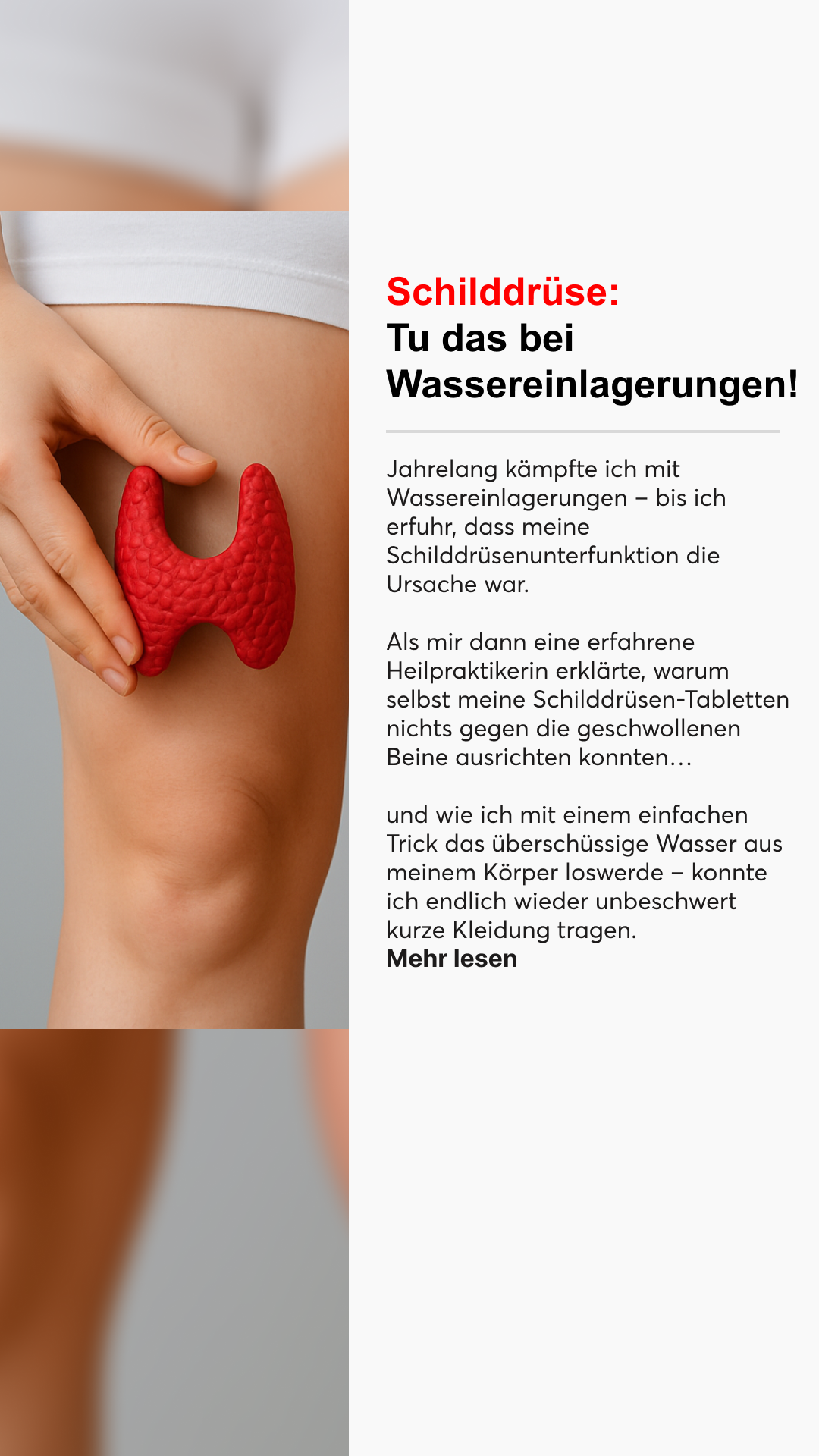 Mission Schilddrüse Facebook ad