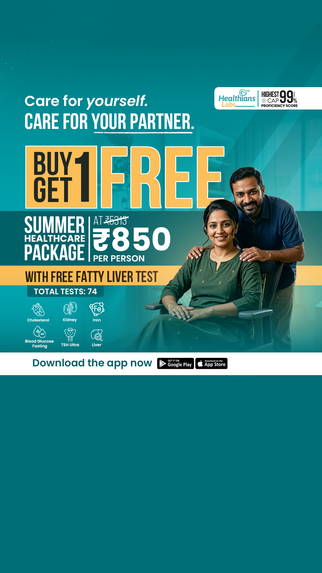 Healthians Facebook ad
