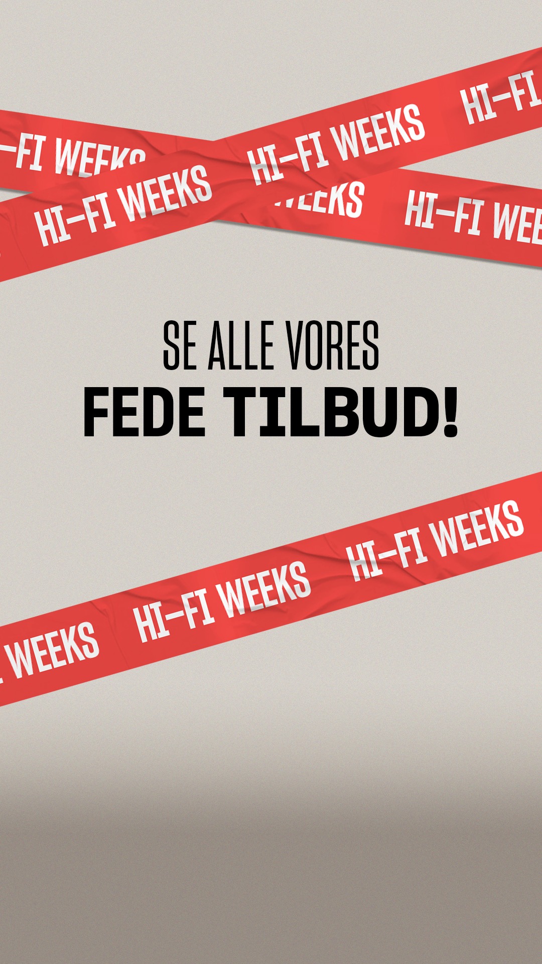 HiFi Klubben Facebook ad