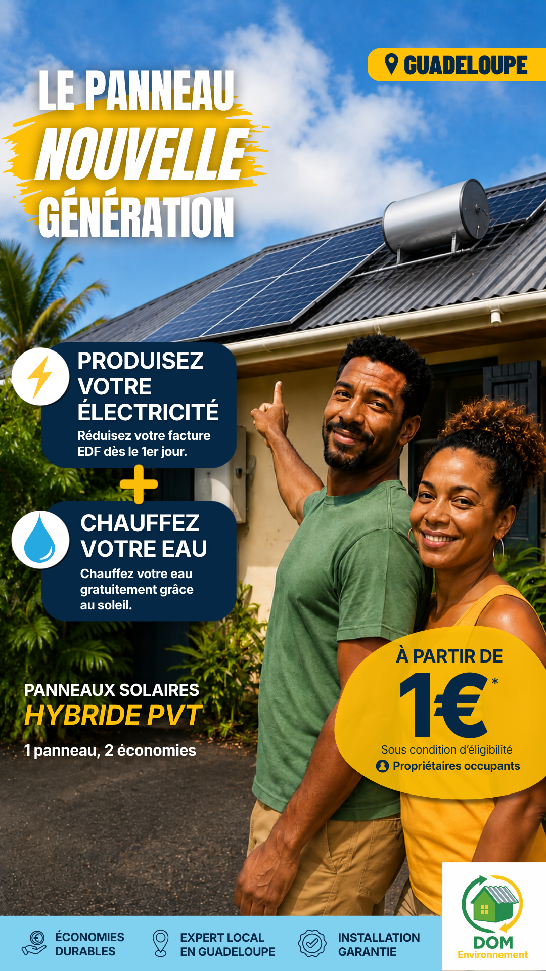 DOM Environnement Facebook ad from Jul 9, 2026