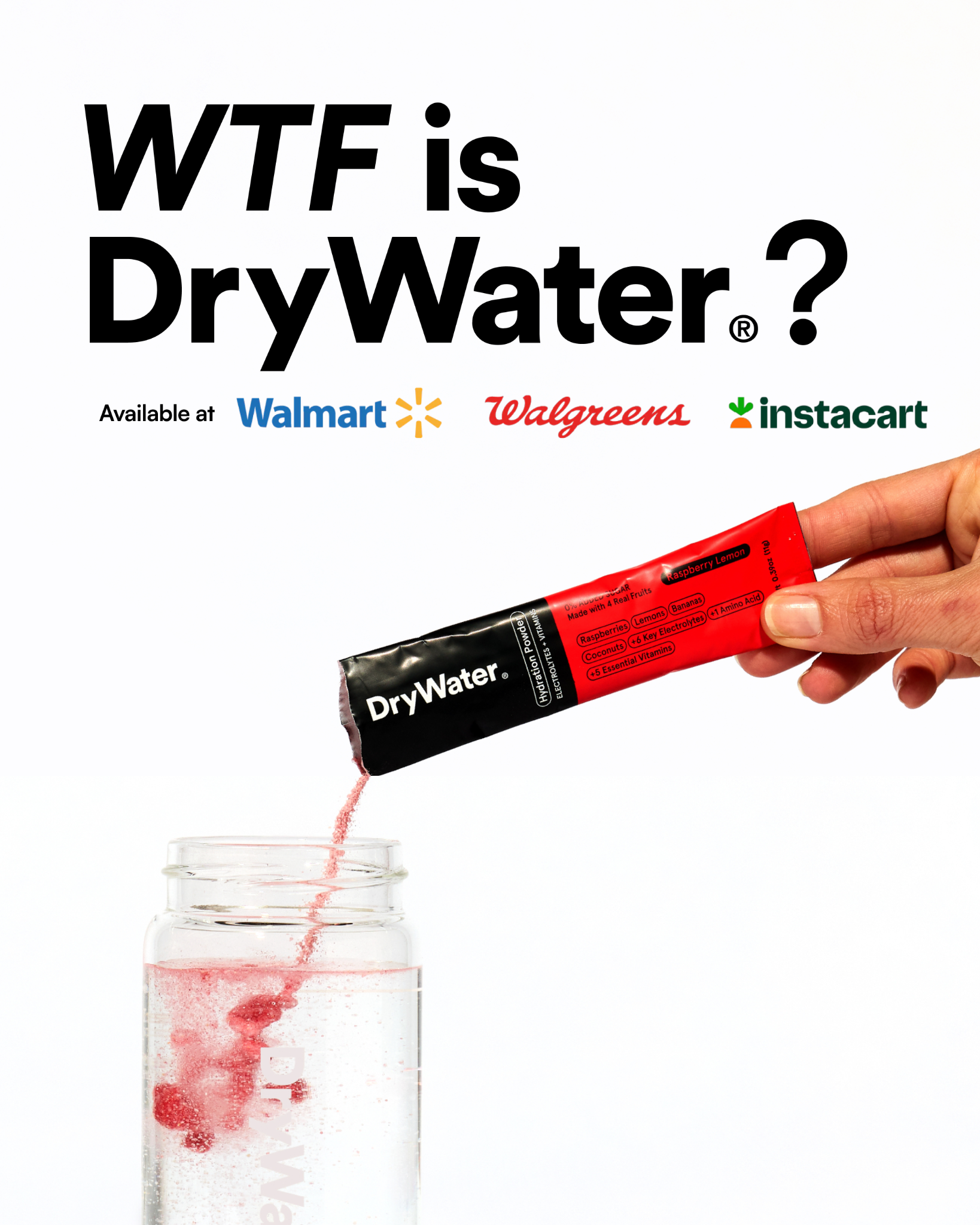 DryWater Facebook ad