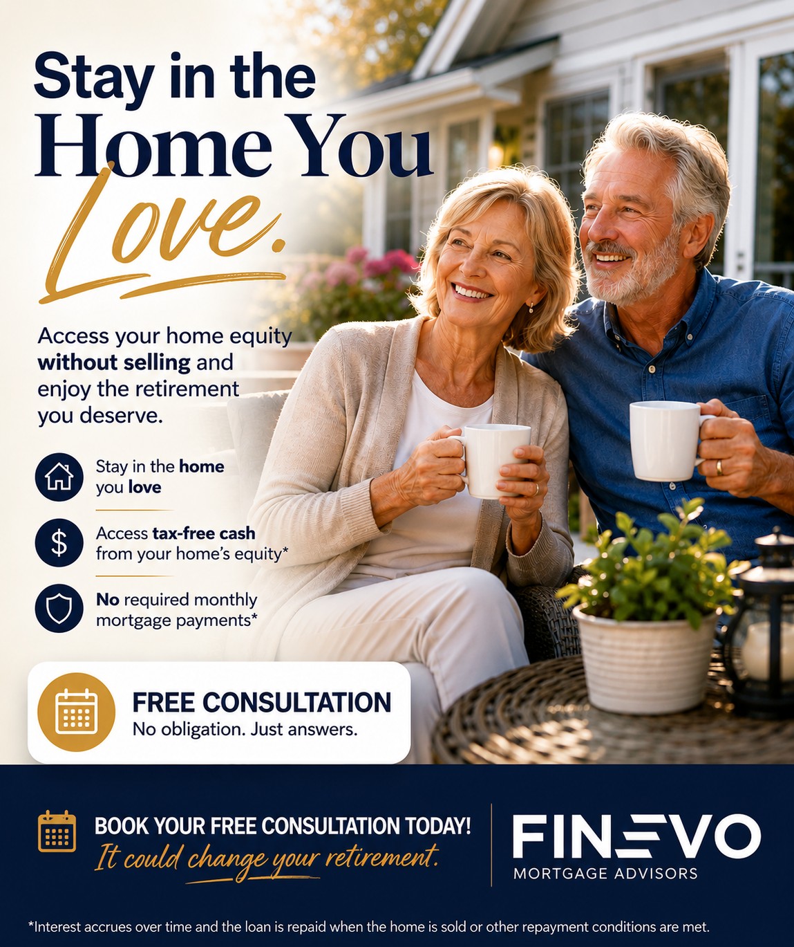 Finevo Lending Group Facebook ad