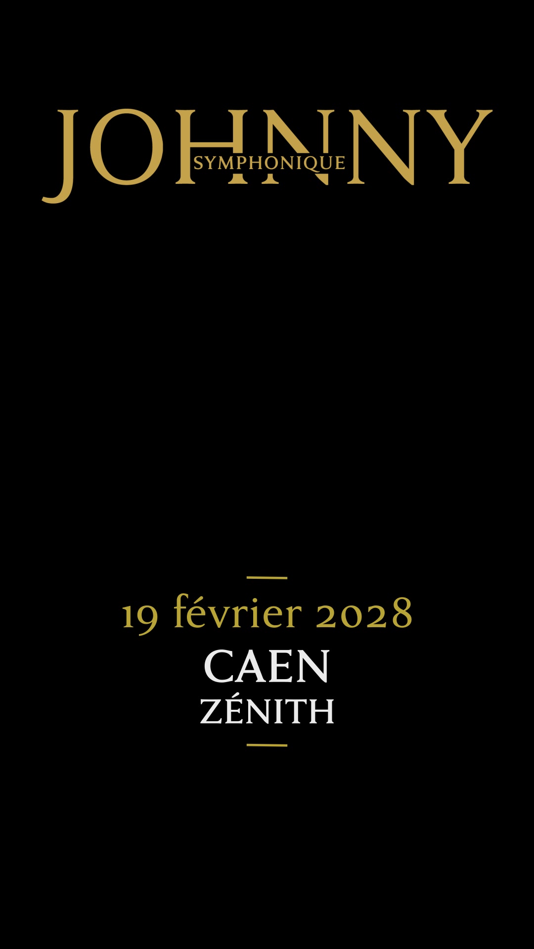 Johnny Symphonique Tour - Officiel Facebook ad: L’histoire continue… En tournée dans toute la France…