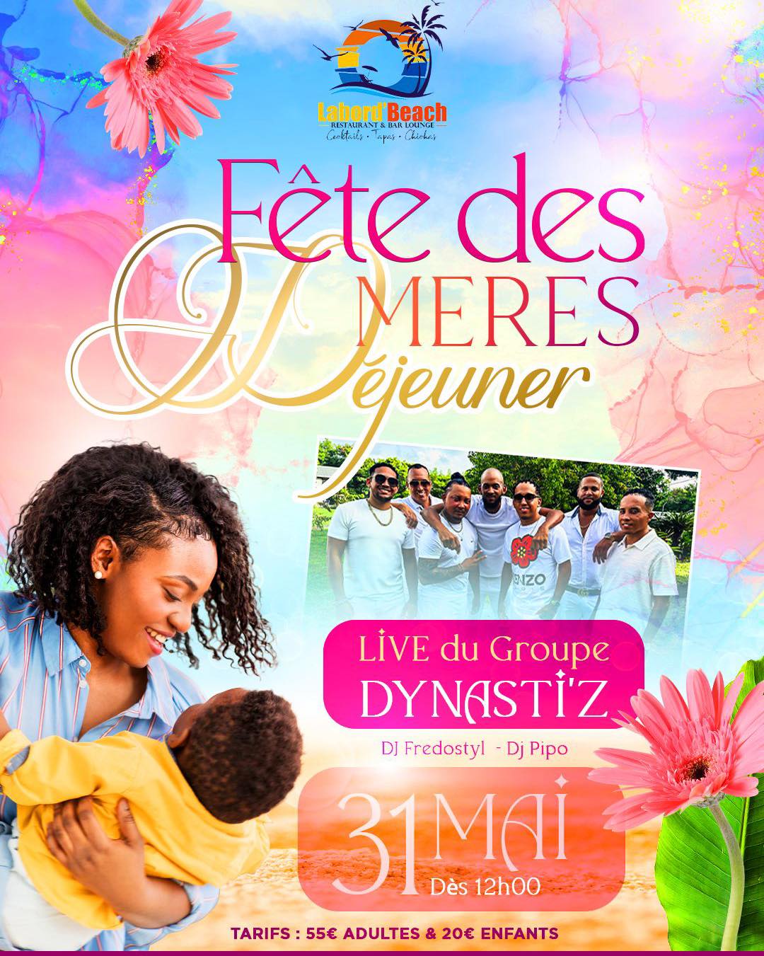 Labord' Beach fwi Facebook ad: Maman mérite le meilleur, Offrez-lui une journée…