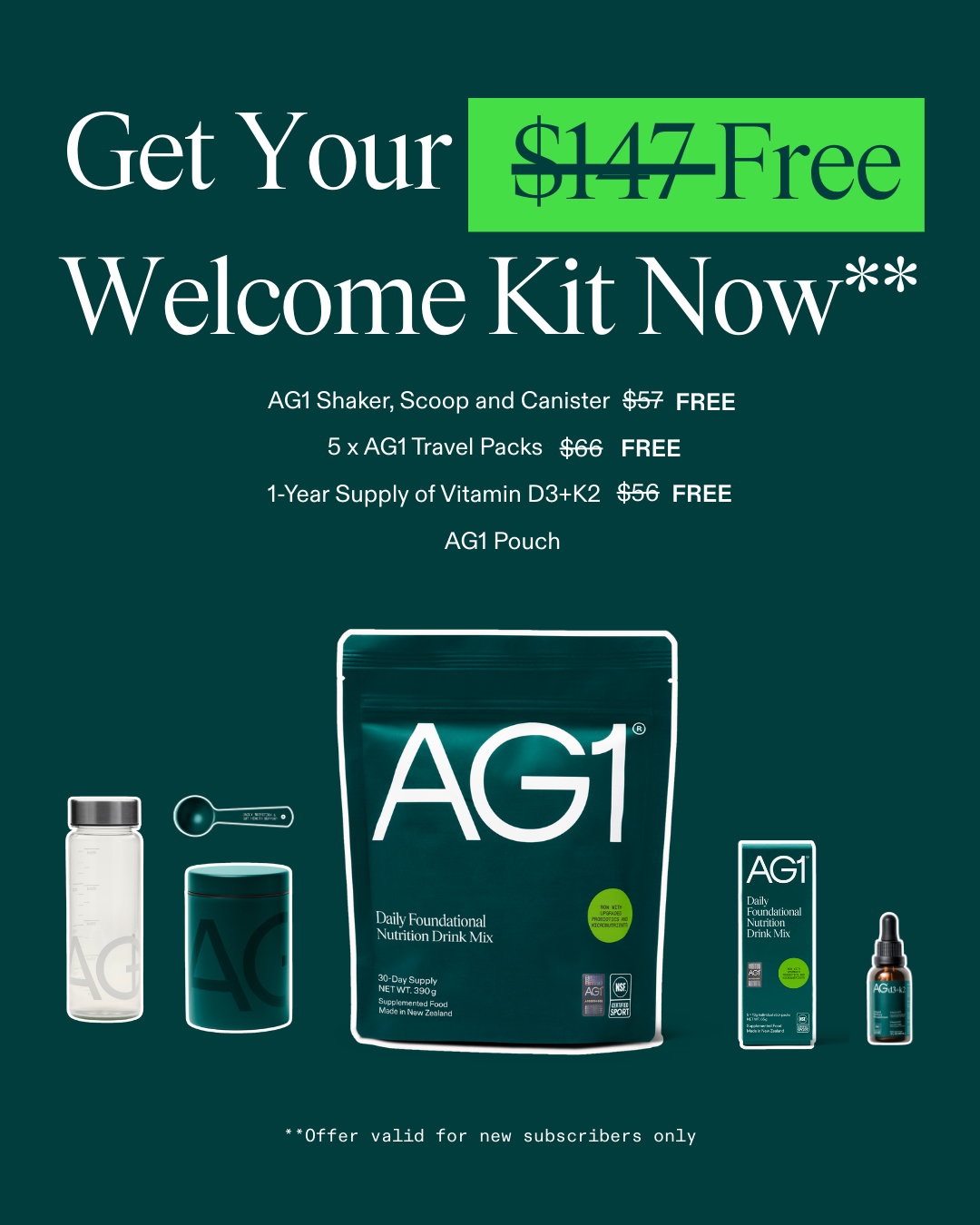 AG1 by Athletic Greens Facebook ad