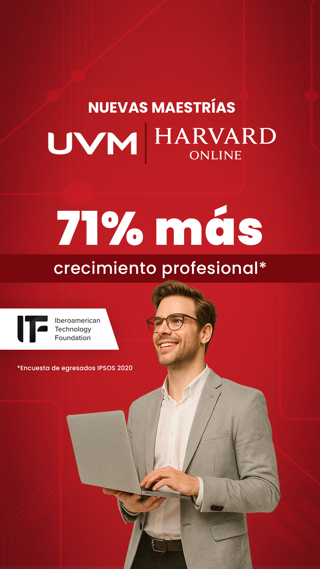 UVM Facebook ad
