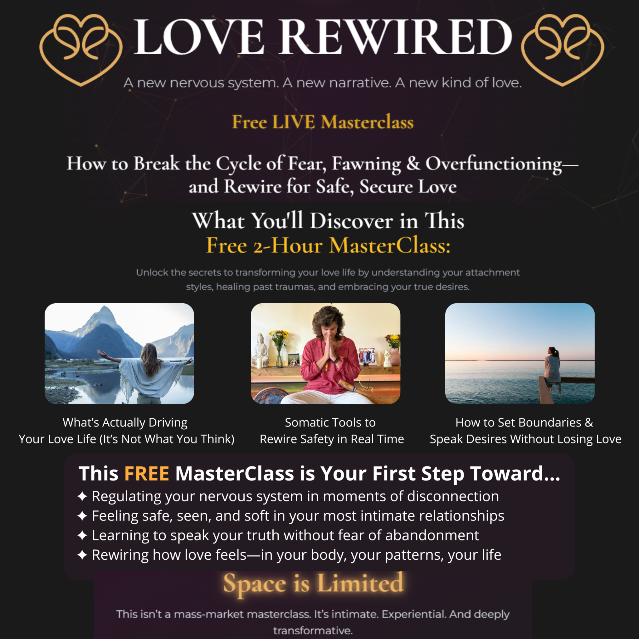 I am Claudine Facebook ad: Break the Cycle of Fear & Fawning-Rewire for Real Love