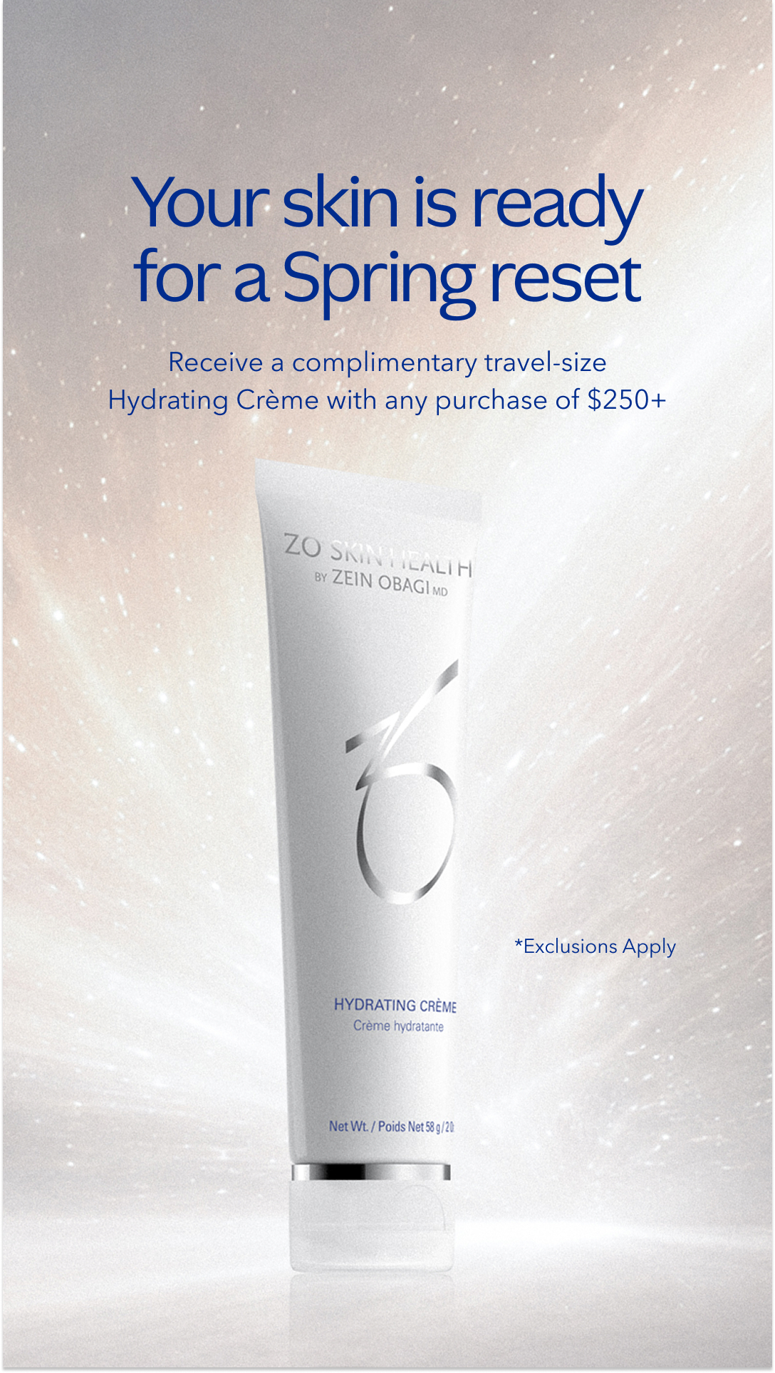 ZO Skin Health Facebook ad