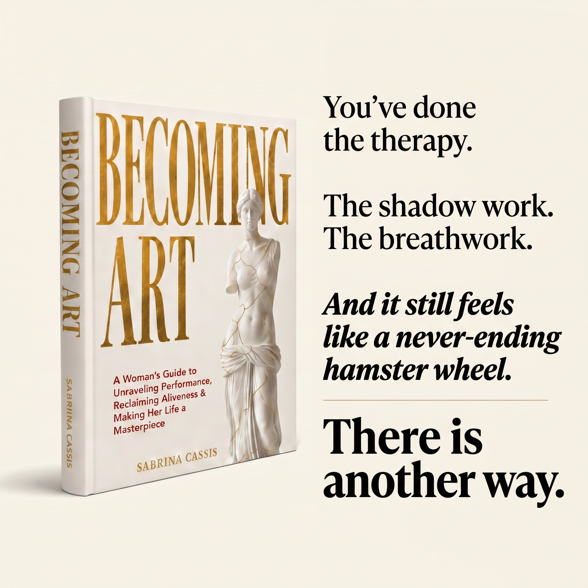 Becoming Art Facebook ad: You’re Not Broken. You’re Under-Expressed.