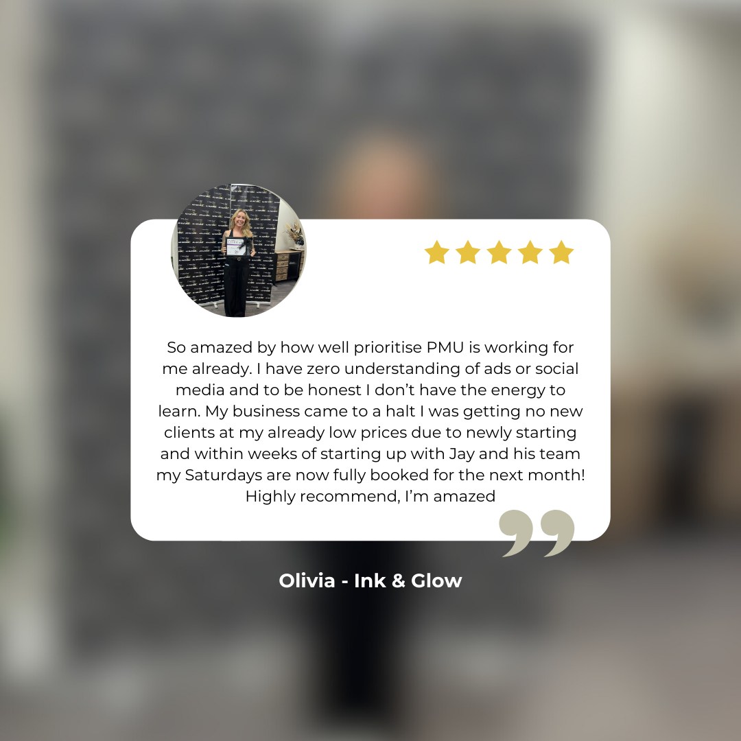 Prioritise PMU Facebook ad: PMU Artists & Aesthetic Clinics You don’t have…