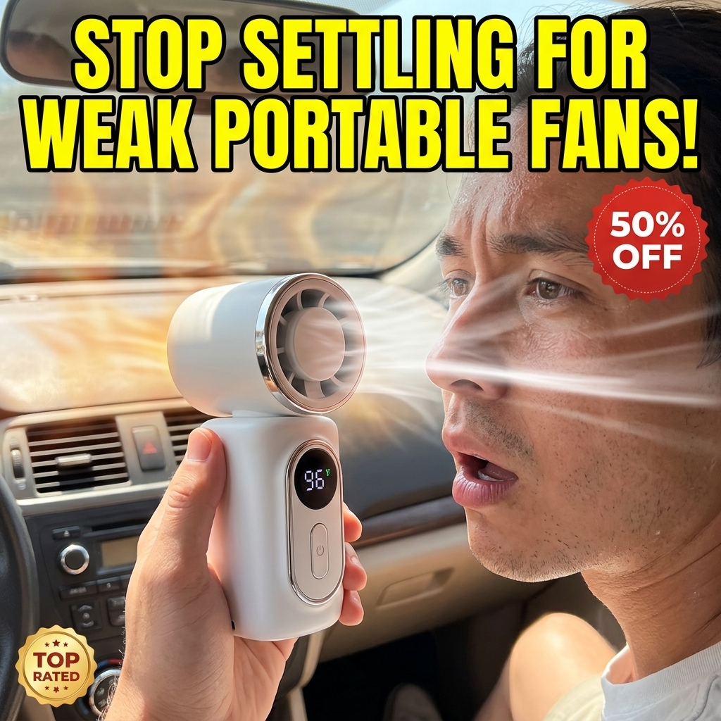 Kikishop Facebook ad: Mini Portable Clip-On Fan