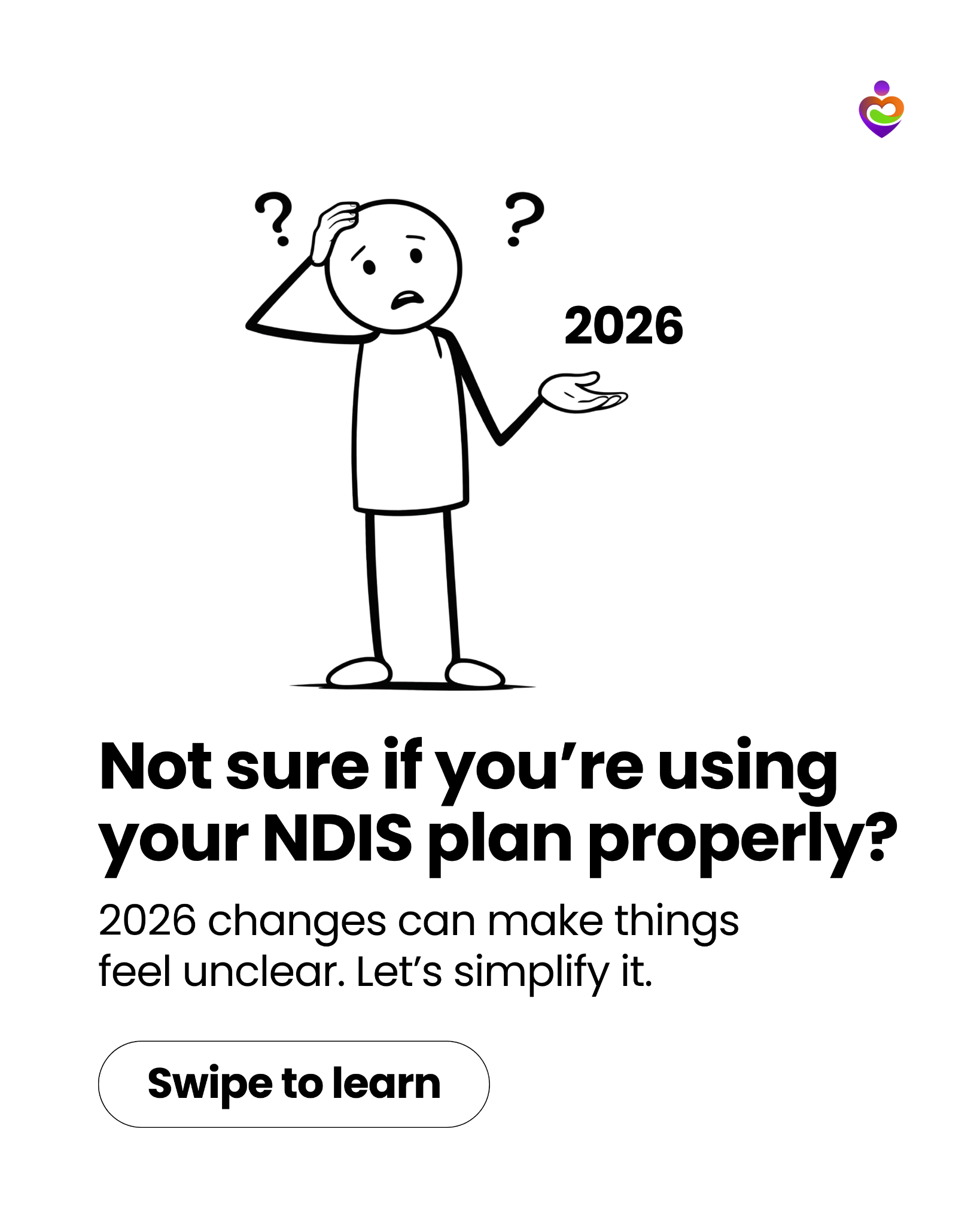 HM Care Group Facebook ad: 2026 NDIS changes are confusing many families